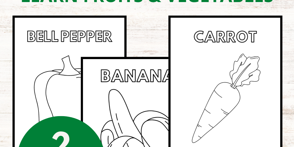 kids coloring pages fruits and vegetables