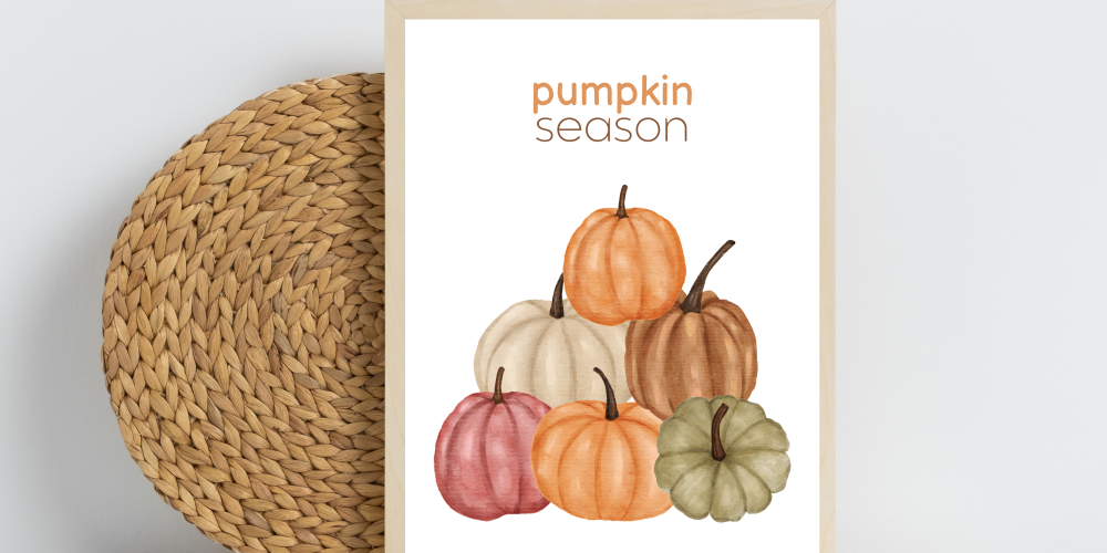 pumpkin season wall decor