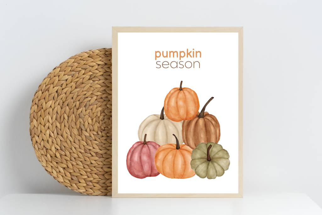 pumpkin season wall decor