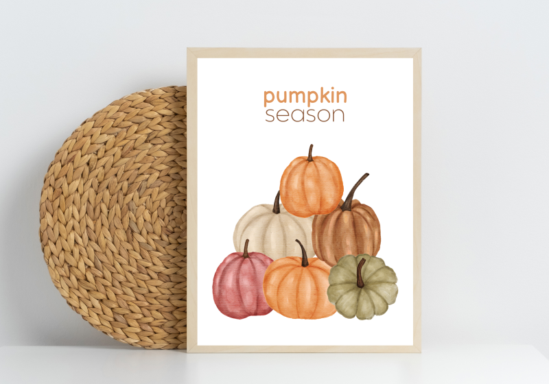 pumpkin season wall decor